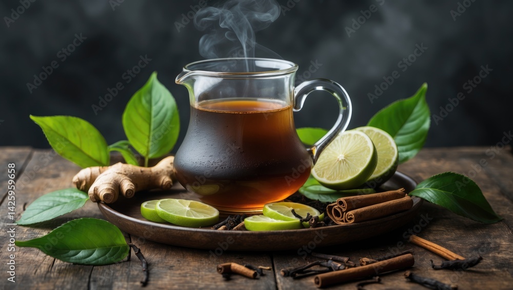 Herbal Ayurvedic Tea in a Cup for Cold, Cough, Flu, and Pain Relief Herbal Ayurvedic Tea in a Cup for Cold, Cough, Flu, and Pain Relief