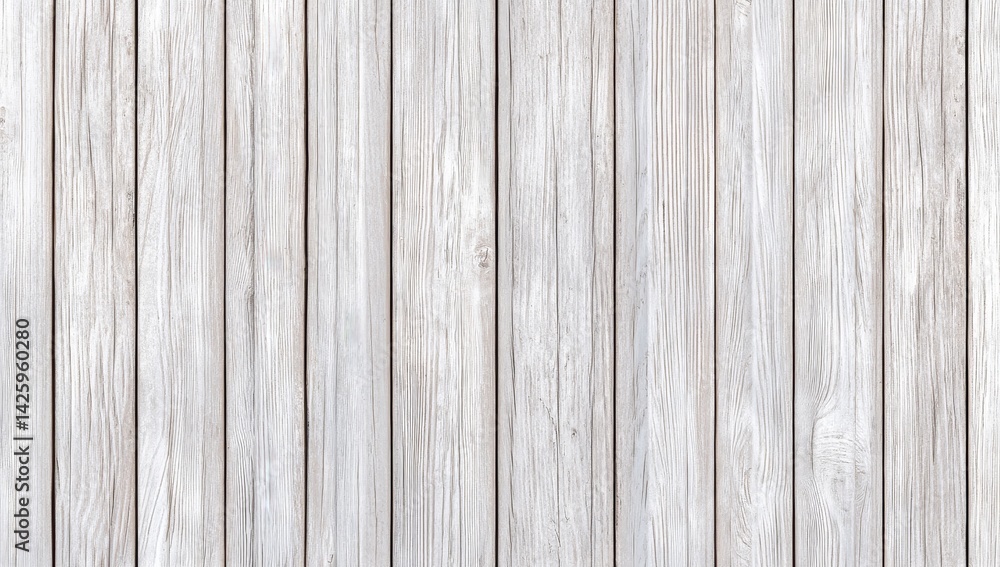 Obraz premium Whitewashed Wooden Planks: Texture, Background, Design Elements for Rustic Decor and Crafts