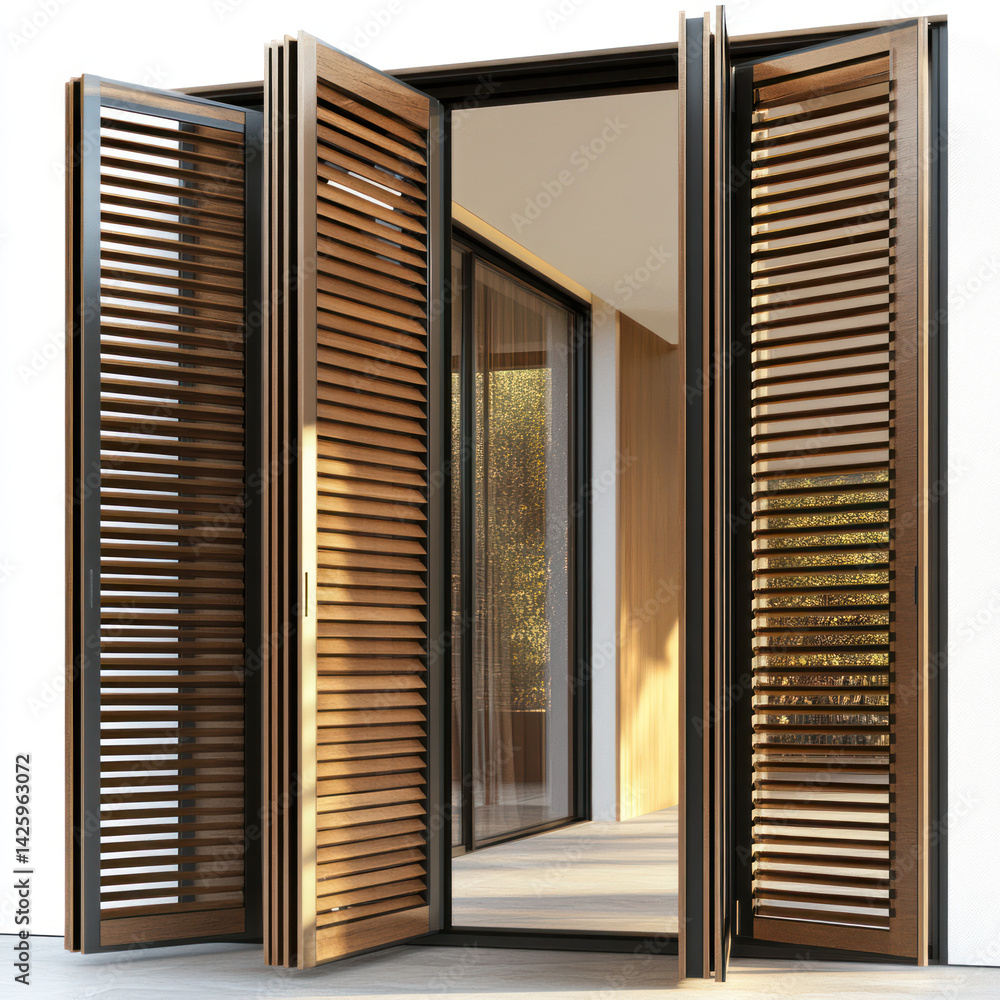 Fototapeta premium open door in a building