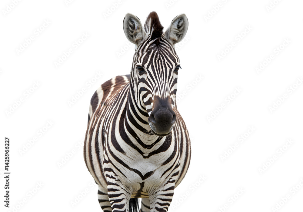 Striking Zebra Image: High-Resolution Photo of a Zebra transparent background Striking Zebra Image: High-Resolution Photo of a Zebra transparent background