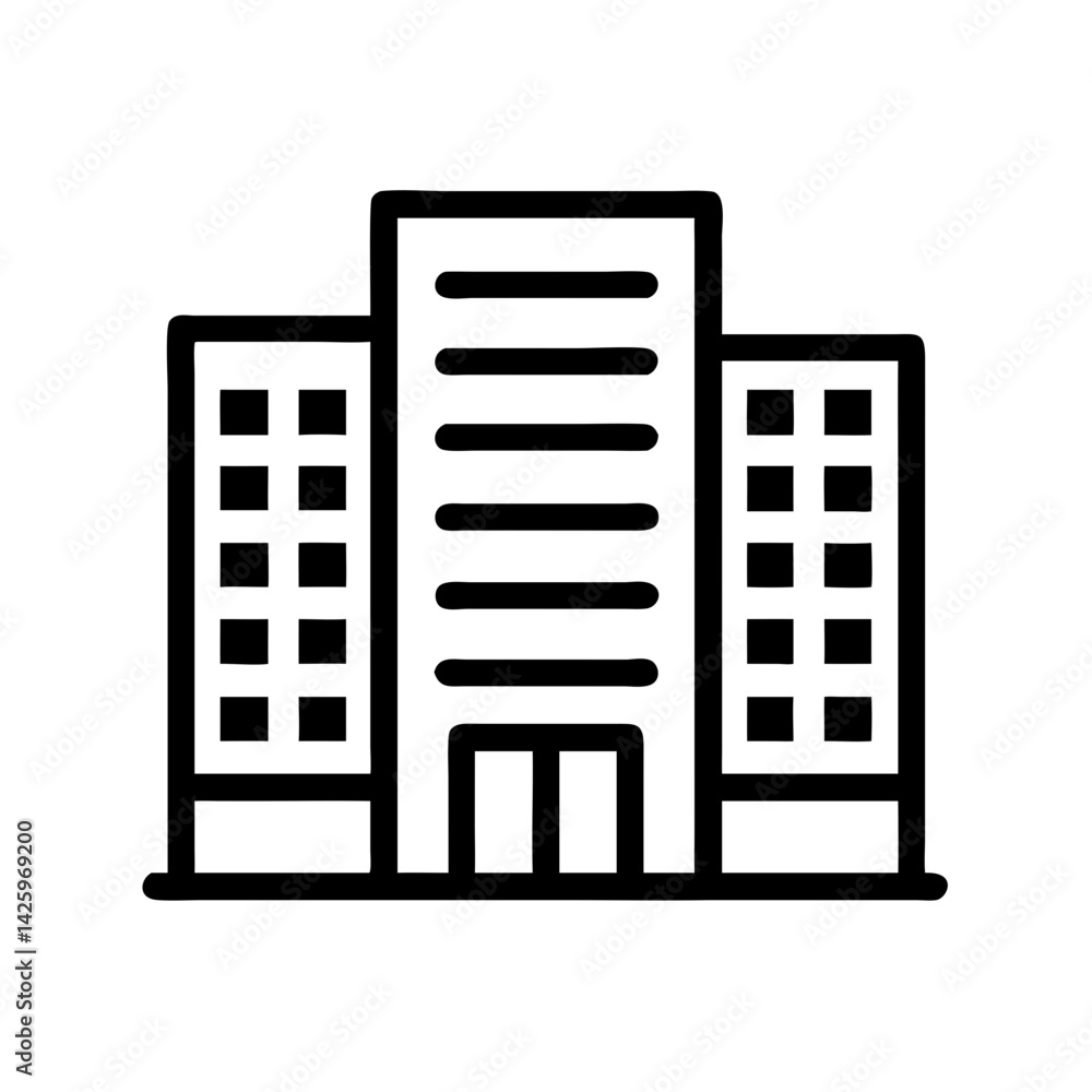 office-building-icon-representing-company-headquar office-building-icon-representing-company-headquar