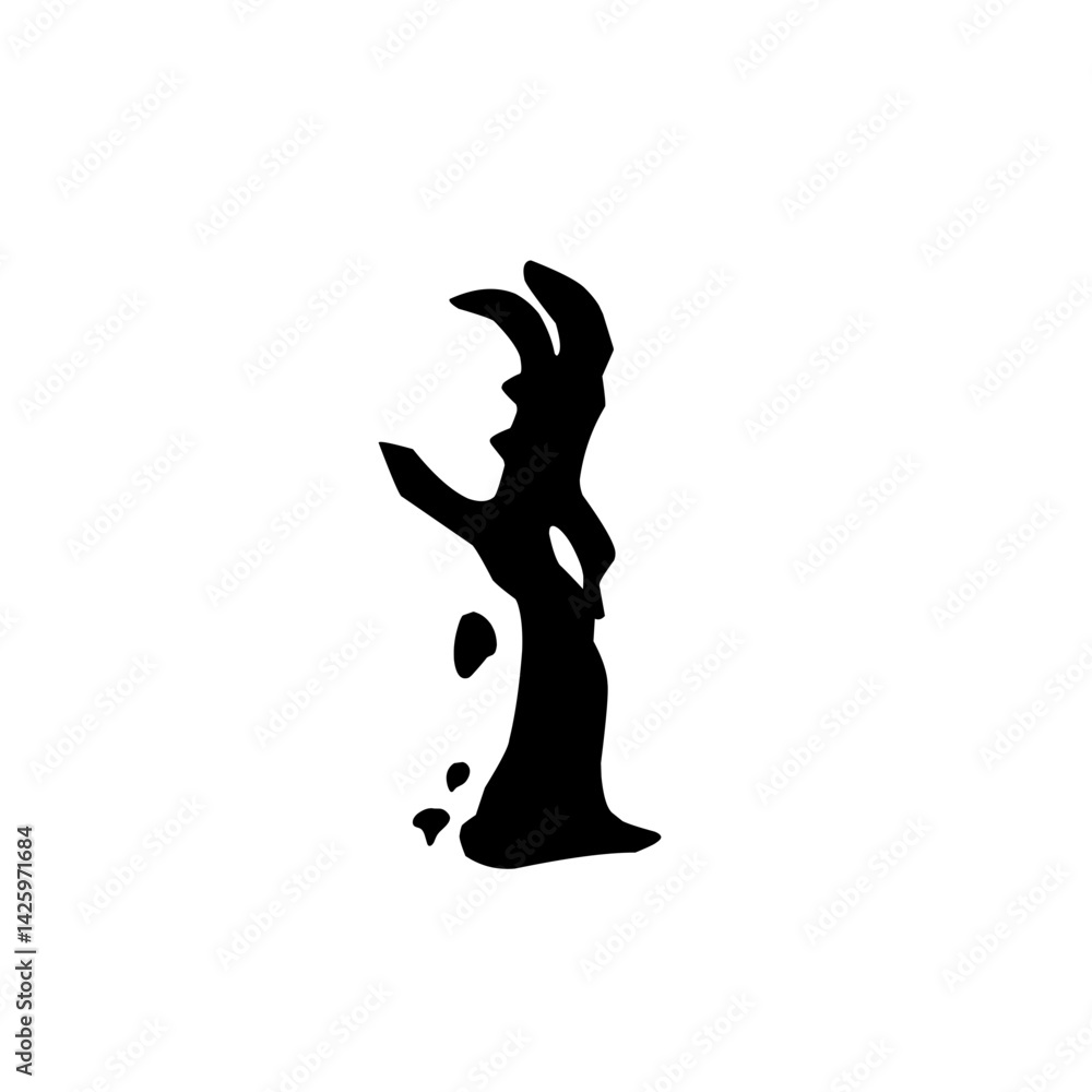 Fototapeta premium creepy halloween zombie hand