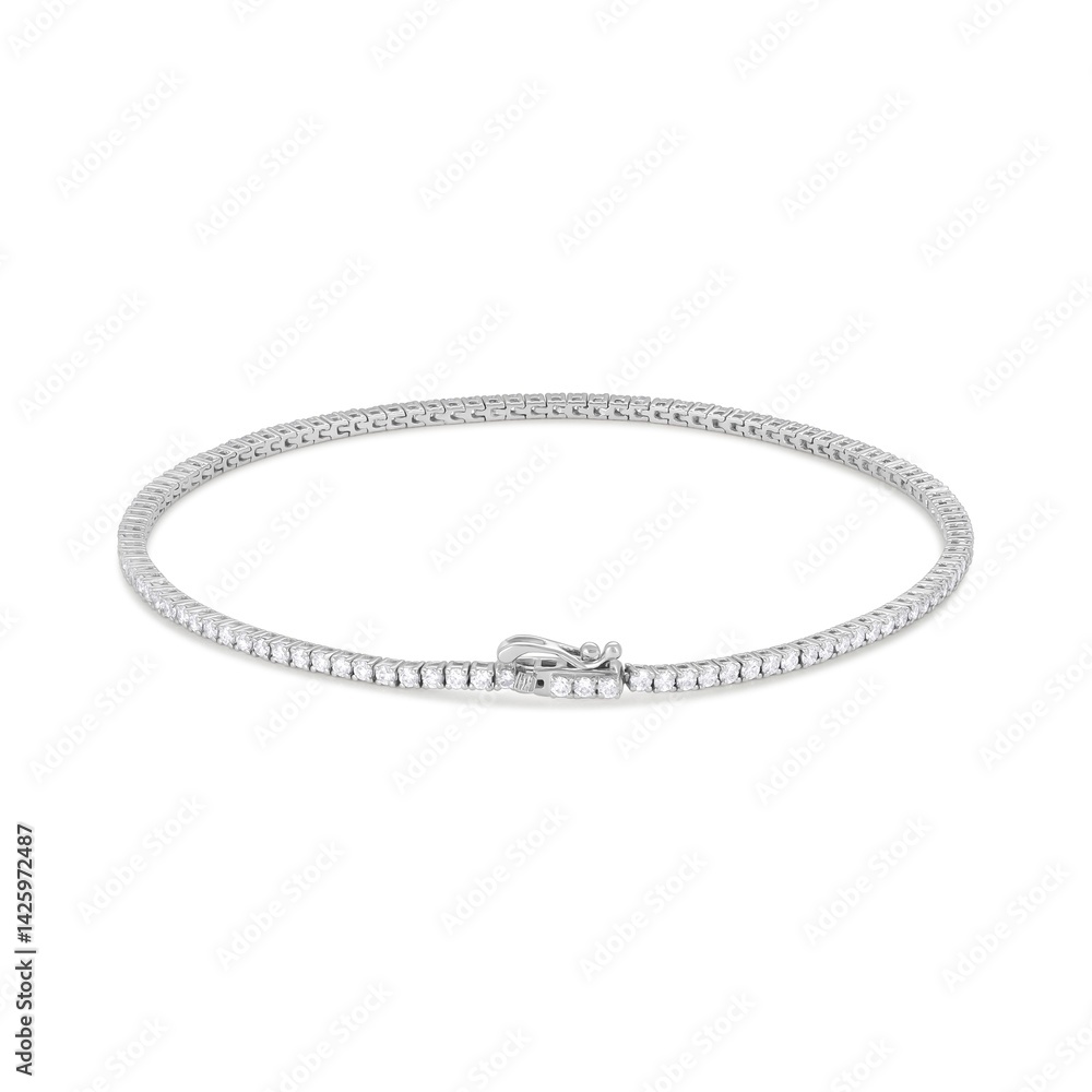 silver bracelet with diamonds silver bracelet with diamonds