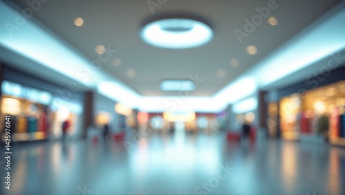 Wallpaper Mural Blurred background of retail shop environment Torontodigital.ca