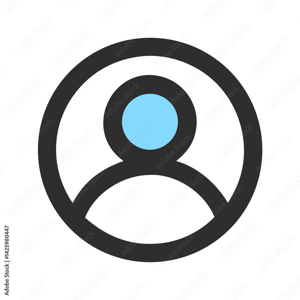 User Avatar in Circle Icon Representing Individual Identity and Personal Profile User Avatar in Circle Icon Representing Individual Identity and Personal Profile