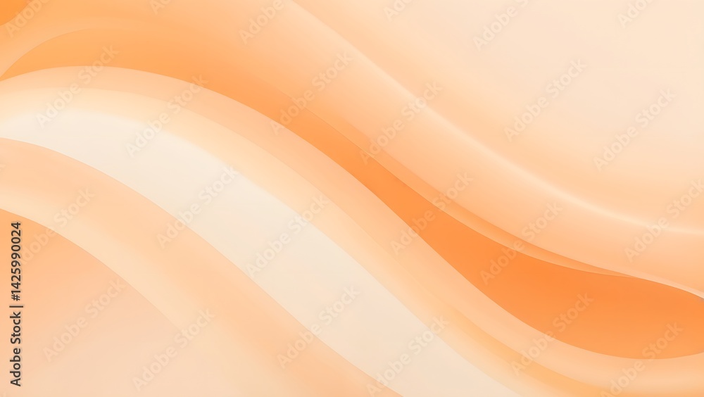 Abstract Orange Gradient Flowing Wave Background - Soft Fluid Design for Modern Branding, Presentations, or Web Banners Abstract Orange Gradient Flowing Wave Background - Soft Fluid Design for Modern Branding, Presentations, or Web Banners