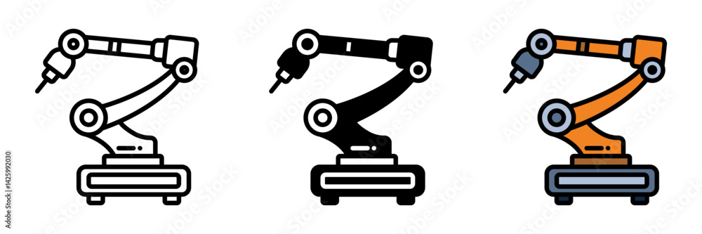 Industrial Robot Arm is a mechanical arm used for welding, painting, or material handling in factories. Industrial Robot Arm is a mechanical arm used for welding, painting, or material handling in factories.