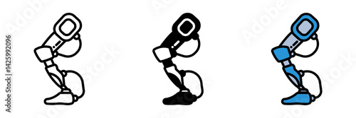 Robotic Leg is a motorized limb designed to restore mobility for individuals with lower-limb amputations.