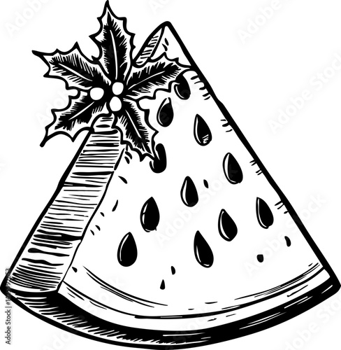 Christmas in july celebration festive watermelon treats beachside picnic summer vibes outdoor fun