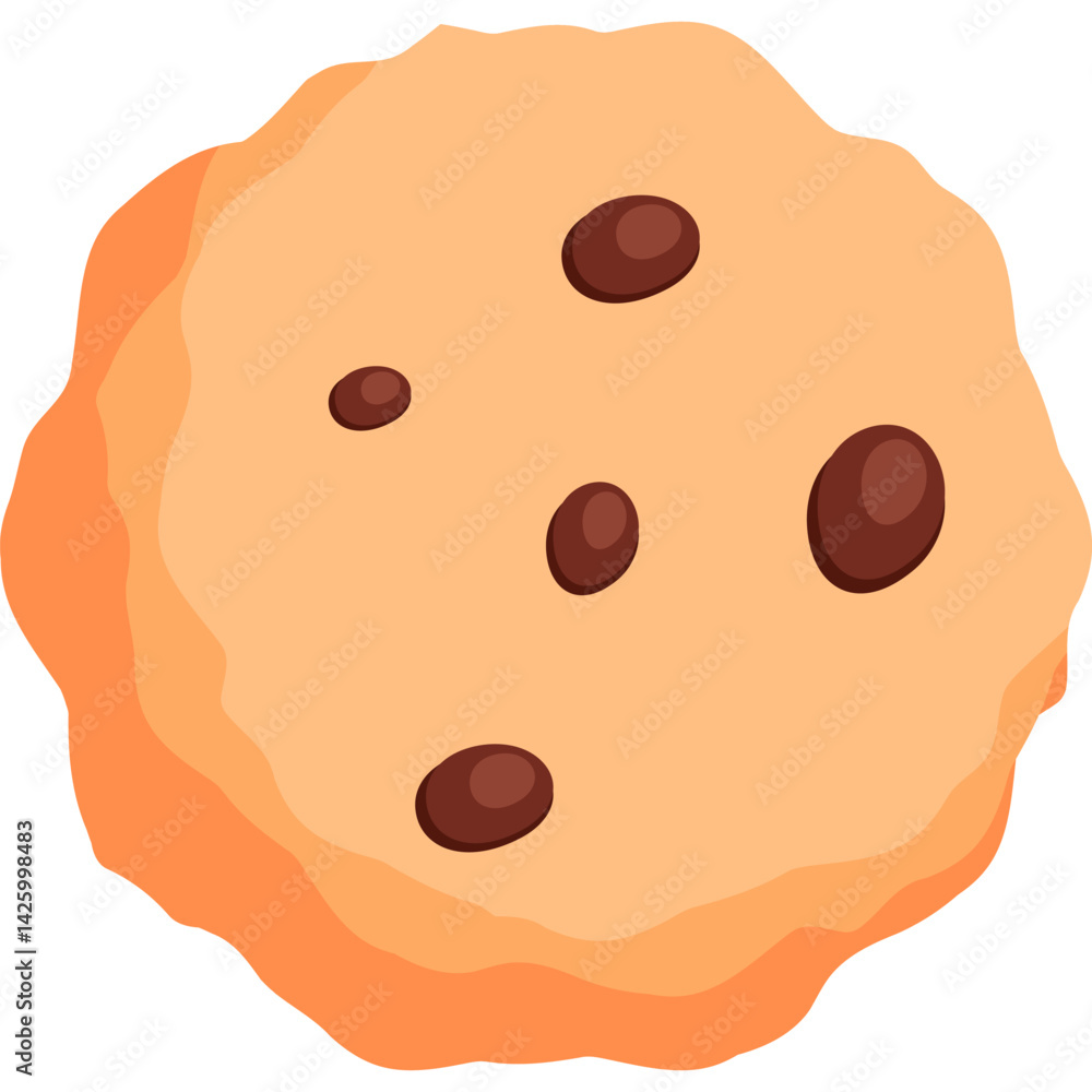Cookies Illustration Realistic Cookies Illustration Realistic