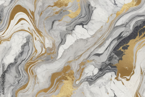 Wallpaper Mural White and gold marble texture background pattern. Counter top view of granite stone floor. Vector illustration. Torontodigital.ca