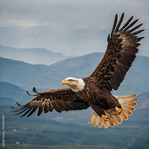 american bald eagle in flight