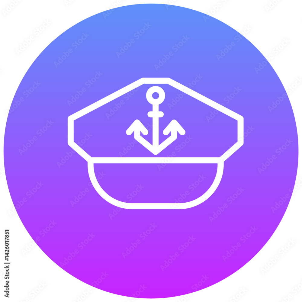 Captain Cap Icon Captain Cap Icon
