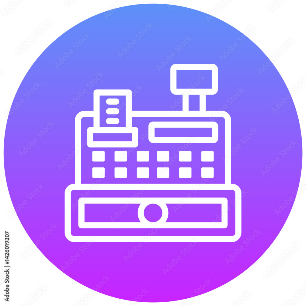 Cashier Machine Icon Cashier Machine Icon