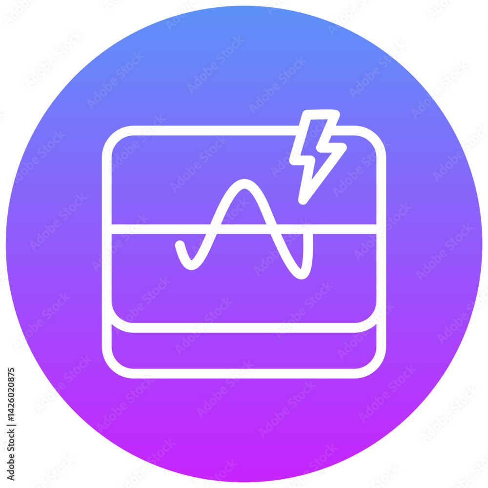Electrical Threshold Icon Electrical Threshold Icon
