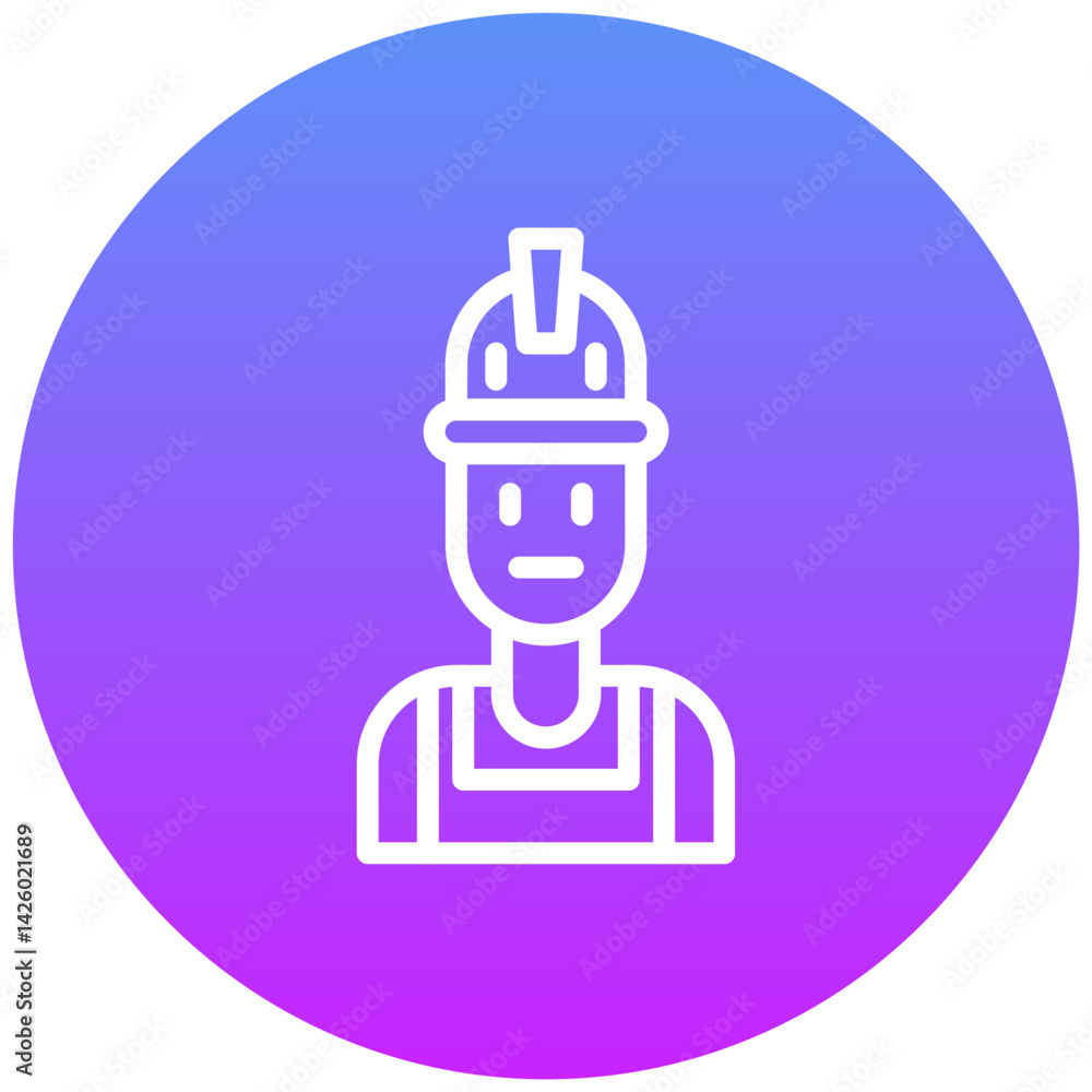 Worker Male Icon Worker Male Icon