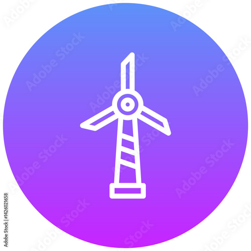 Wind Turbine Icon