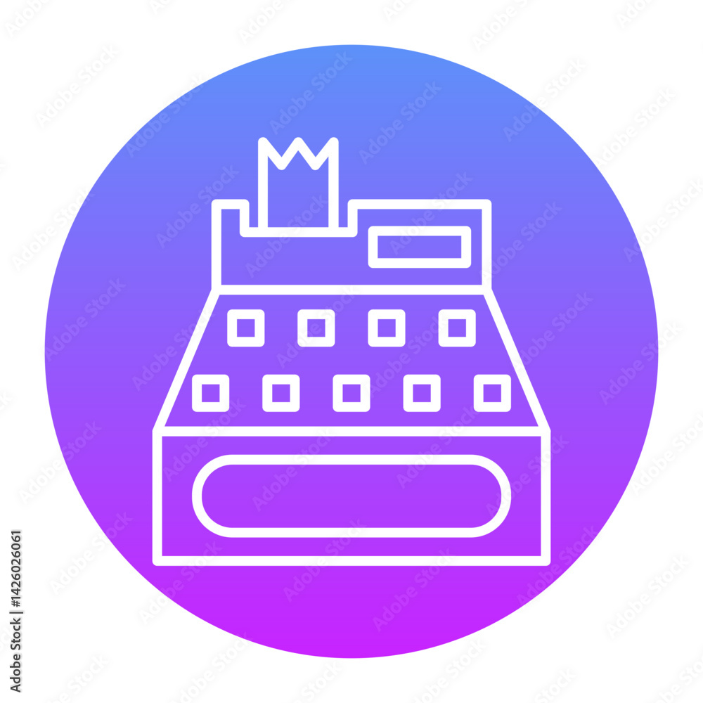Cashier Machine Icon Cashier Machine Icon