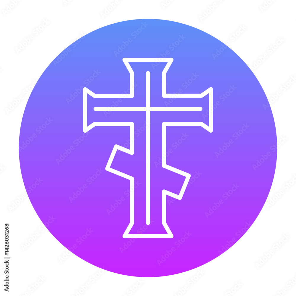 Obraz premium Orthodox Cross Icon