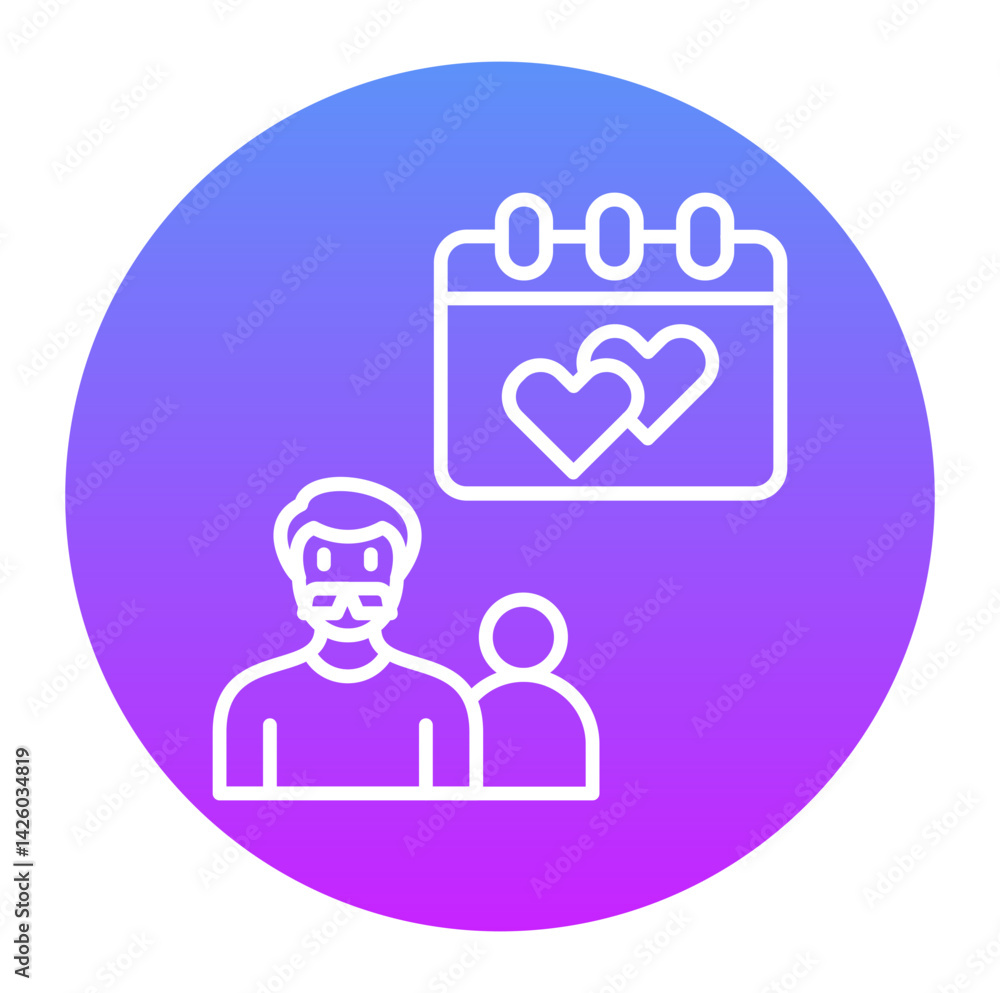 Father Day Icon Father Day Icon