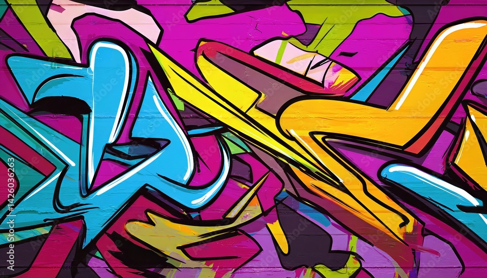 Abstract Graffiti Art Backdrop Pop Art Vibrancy Transforms Urban Wall into a Colorful Canvas, Perfect for Digital Art, Home Decor, or Design Inspiration Abstract Graffiti Art Backdrop Pop Art Vibrancy Transforms Urban Wall into a Colorful Canvas, Perfect for Digital Art, Home Decor, or Design Inspiration