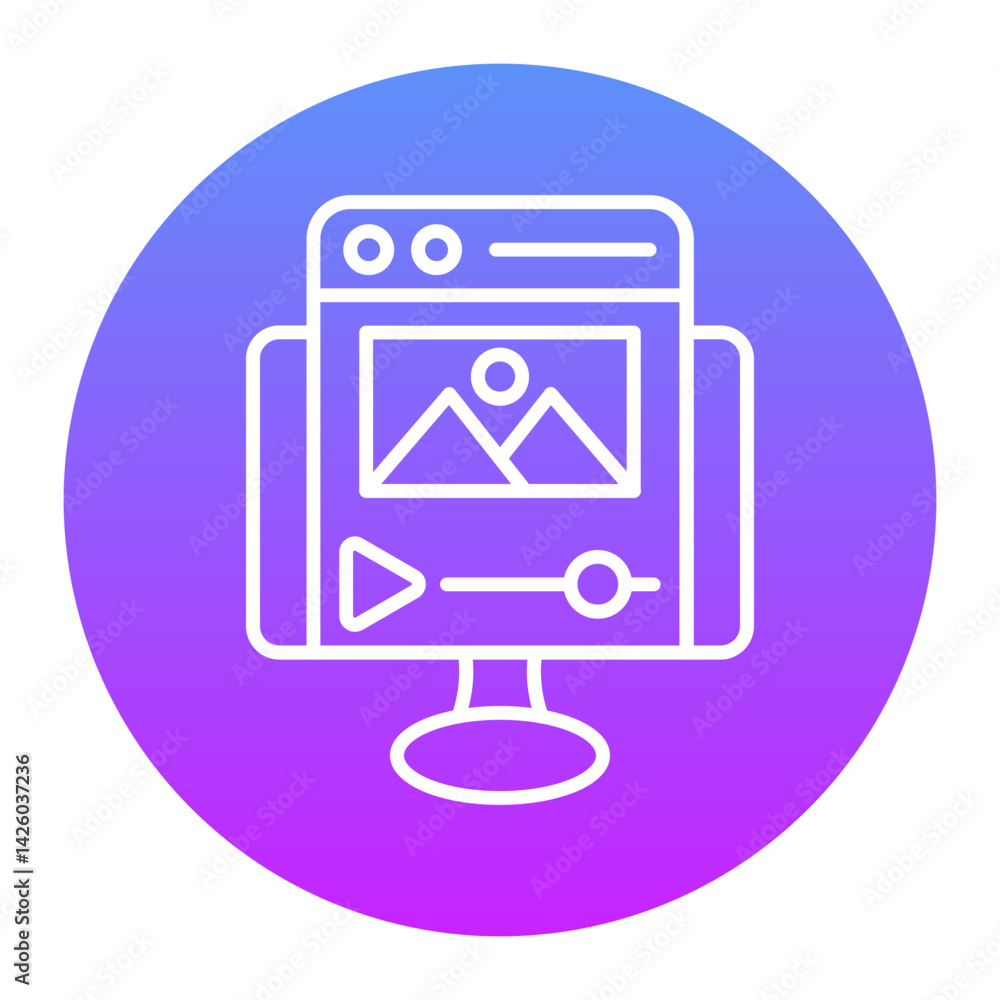 Content Production Icon Content Production Icon