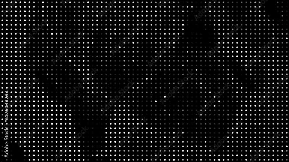 high technology digital halftone moving dots and points tunnel loop animation, vintage retro effect abstract background high technology digital halftone moving dots and points tunnel loop animation, vintage retro effect abstract background