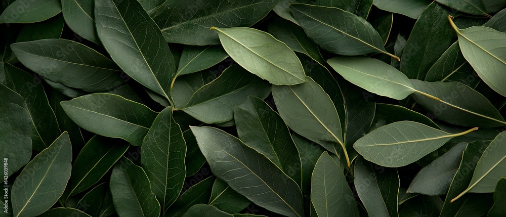 Fototapeta premium Dark Green Leaves Texture
