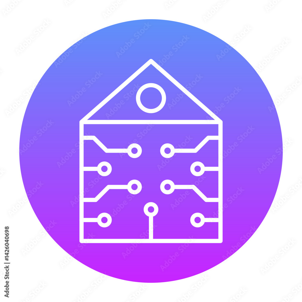Automated Home Icon Automated Home Icon