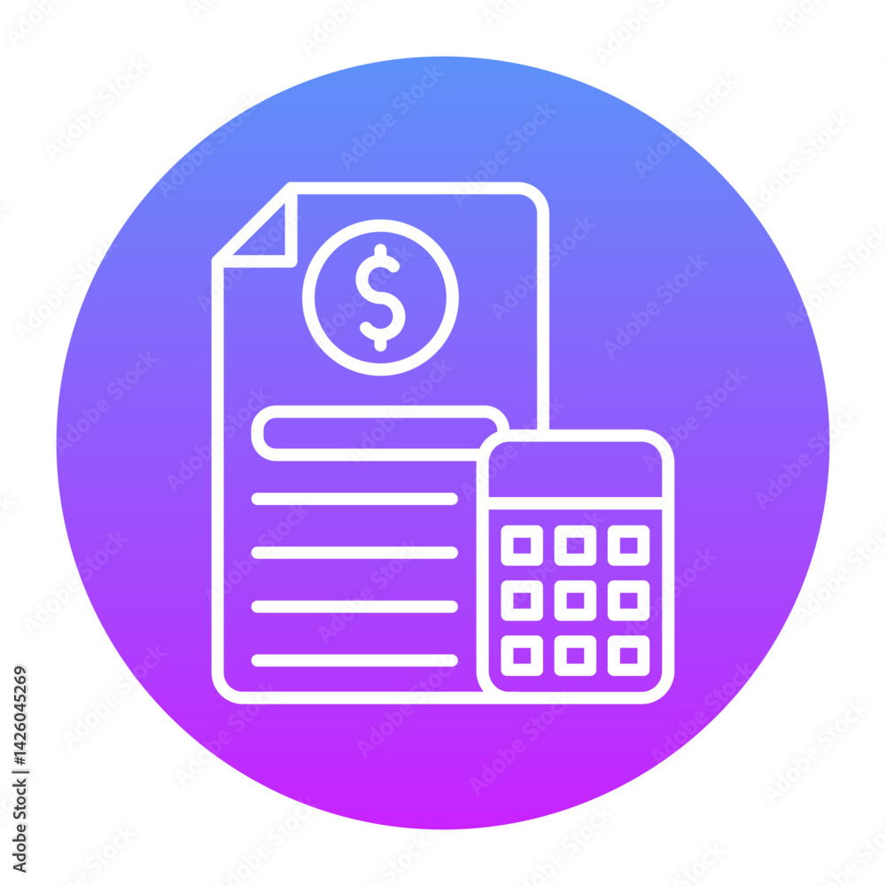 Bookkeeping Icon Bookkeeping Icon