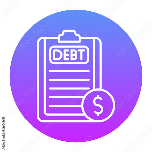 Debt Financing Icon