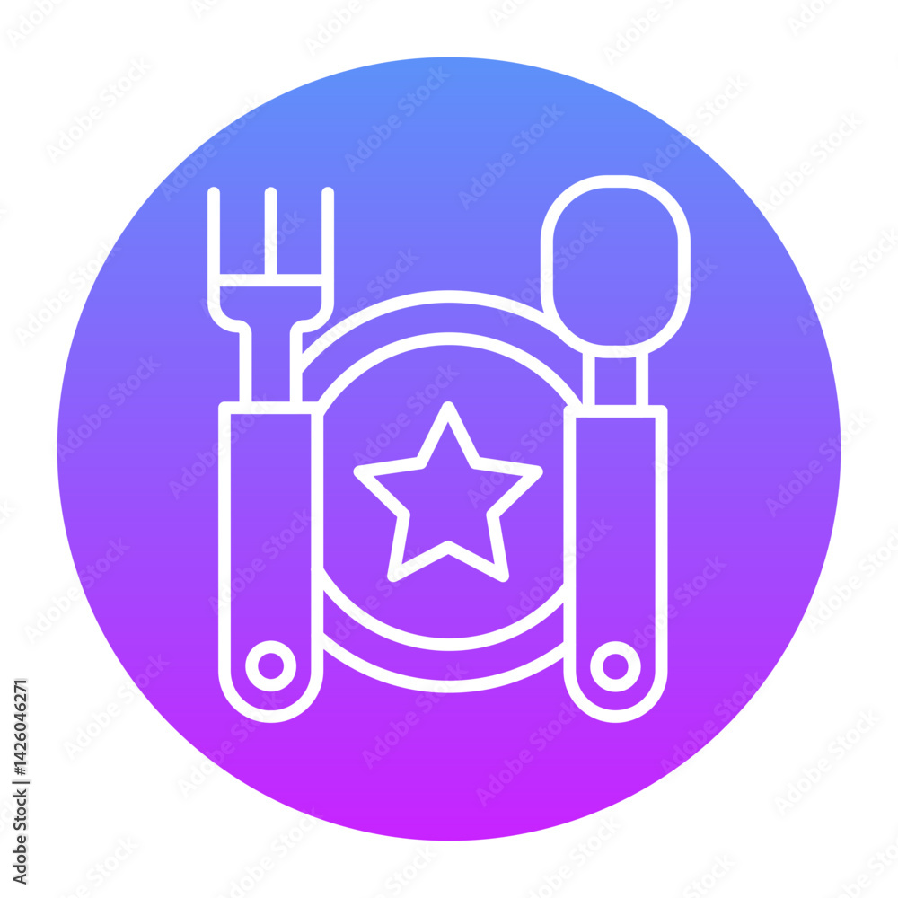 Fototapeta premium Baby cutlery Icon