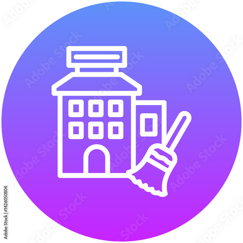 Hotel Cleaning Icon