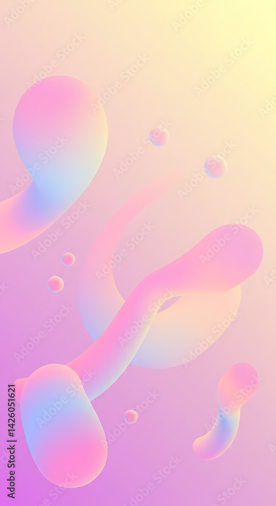 Abstract Pastel Fluid Shapes Gradient Background Design Abstract Pastel Fluid Shapes Gradient Background Design