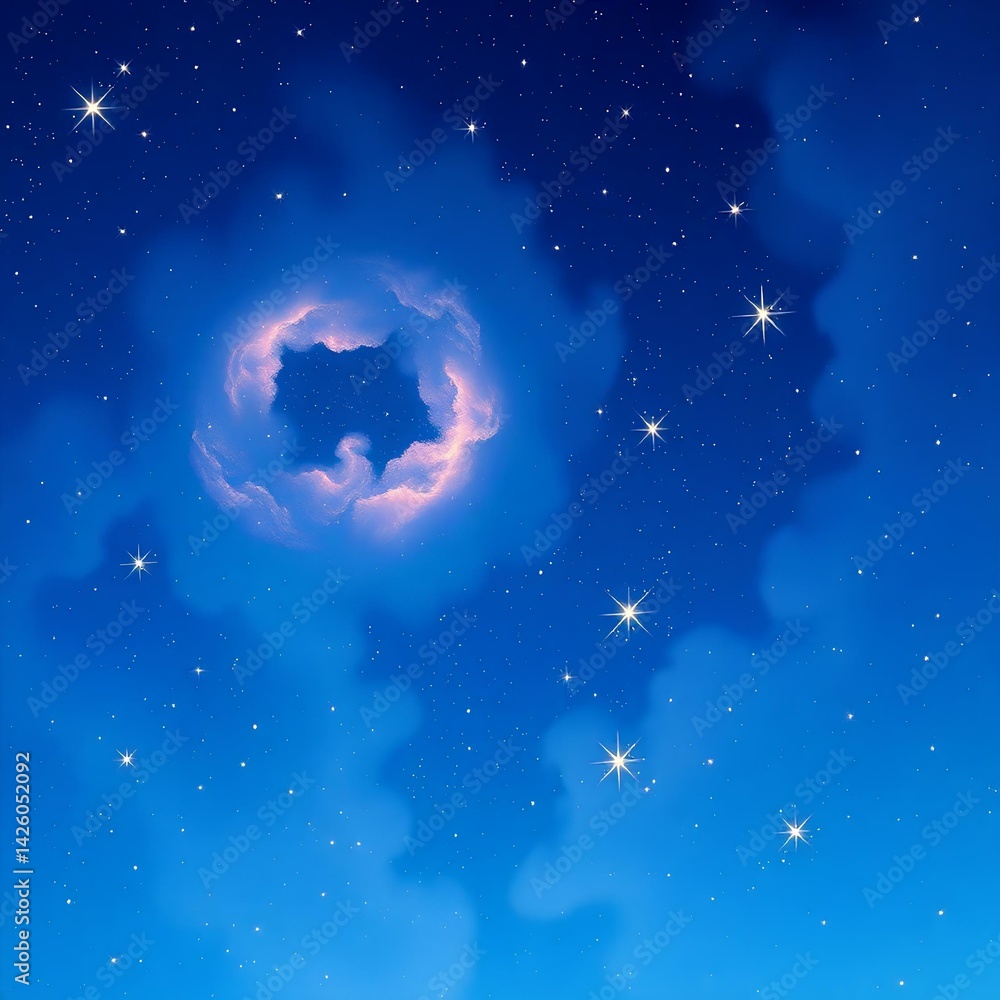 Obraz premium Stars in Space