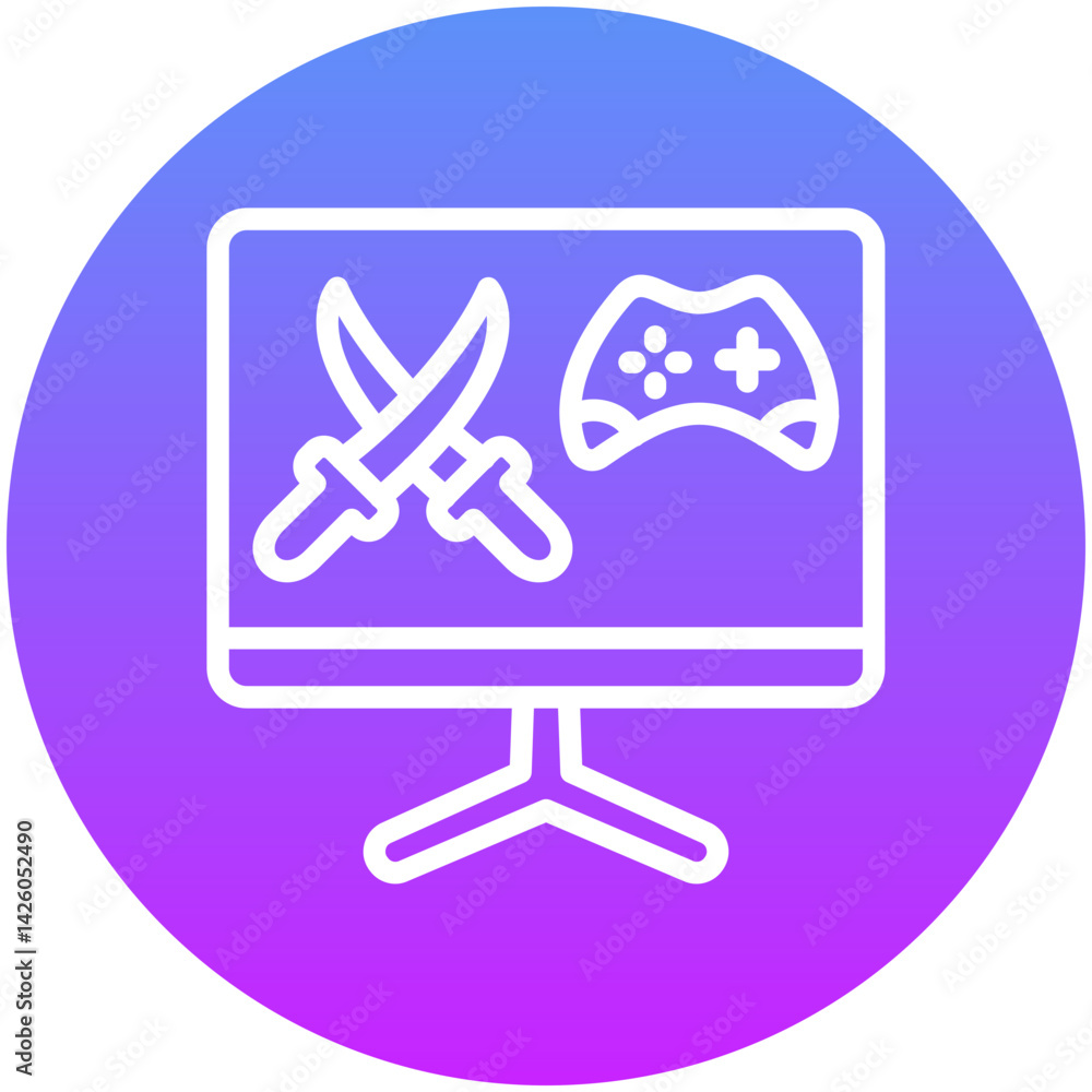 Action Game Icon Action Game Icon