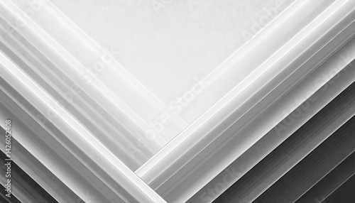 Obraz na płótnie Grey White Abstract Stripe Background Geometry Shine and Layer Element A Vibrant Play of Light and Shadow for Presentation Design in w salonie