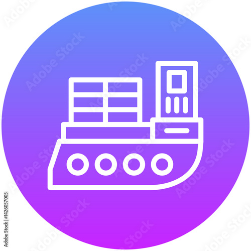 Cargo Barge Icon