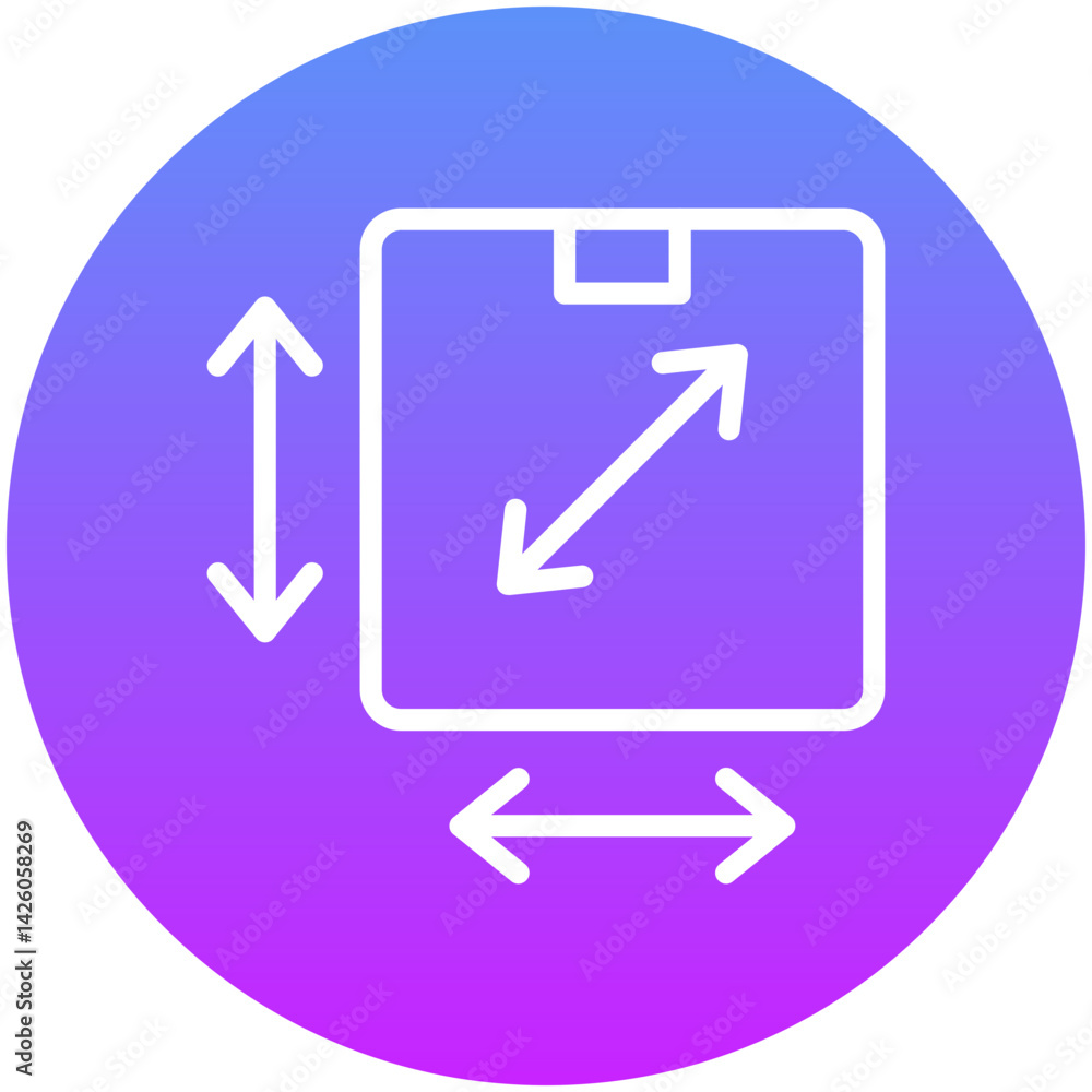 Dimension Icon Dimension Icon