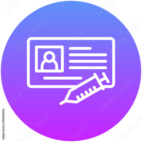 Vaccination Certificate Icon