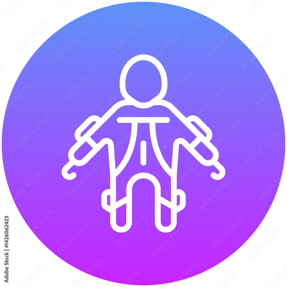 Powered Exoskeleton Icon Powered Exoskeleton Icon