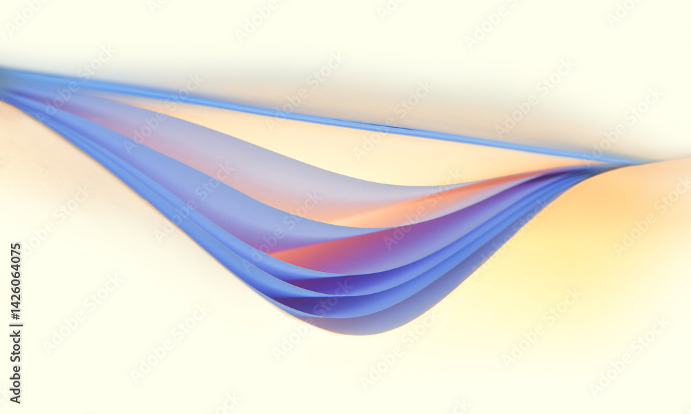 Abstract background from white sheets of paper Abstract background from white sheets of paper