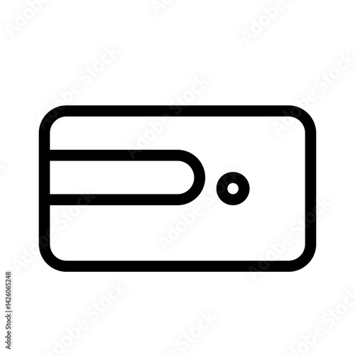 Credit Card Icon for Finance and Digital Payments