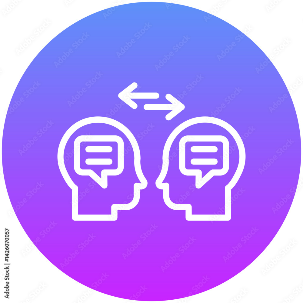 Face to Face Contact Icon Face to Face Contact Icon