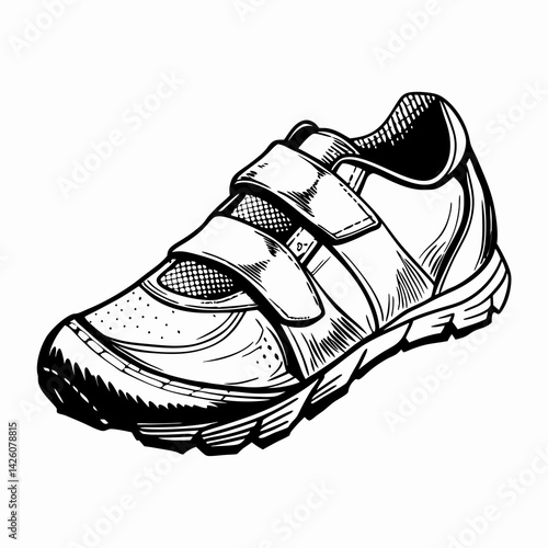 Stylish running shoe design showcasing athletic performance and comfort, with a sleek appearance and versatile use for fitness enthusiasts.