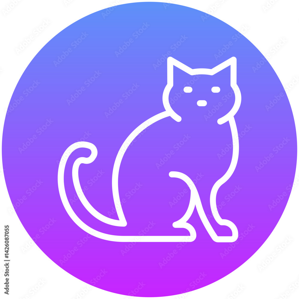 Obraz premium Cat Icon