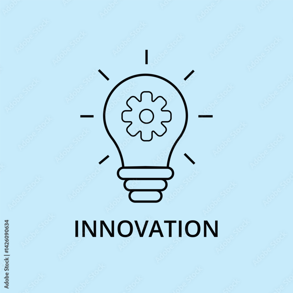Innovation Icon Creative Idea, Technology, Invention and Future Growth Concept Design Innovation Icon Creative Idea, Technology, Invention and Future Growth Concept Design