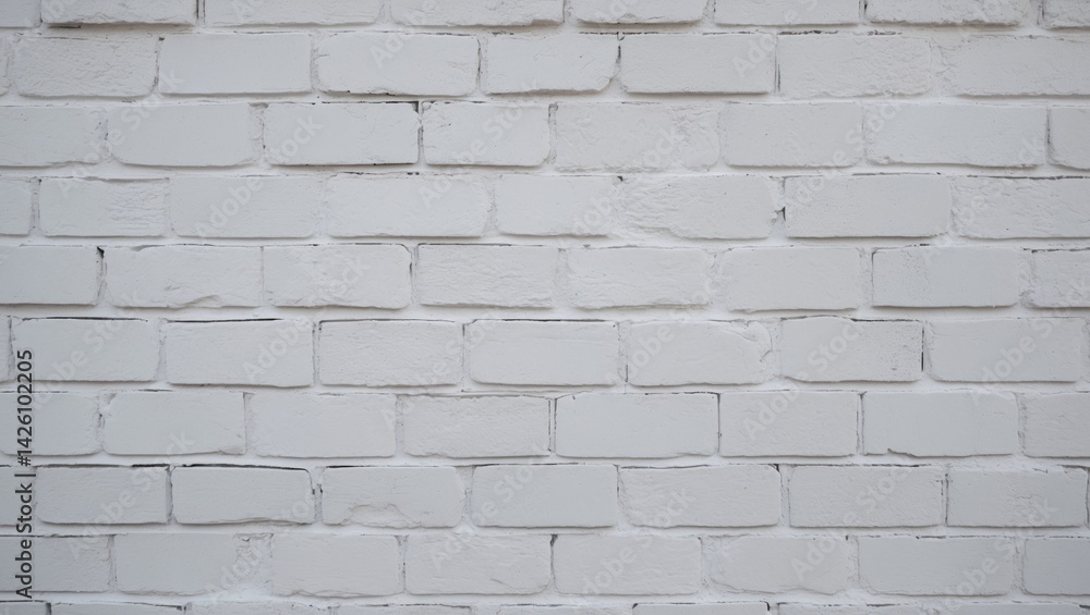 Fototapeta premium White brick wall background