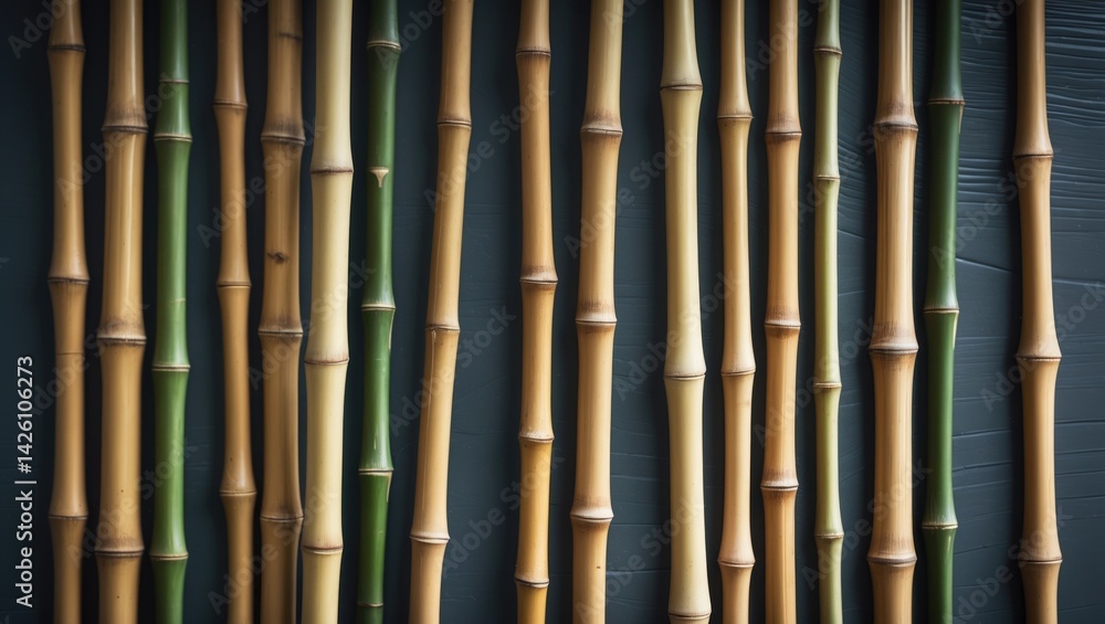 Fototapeta premium Bamboo as a background element