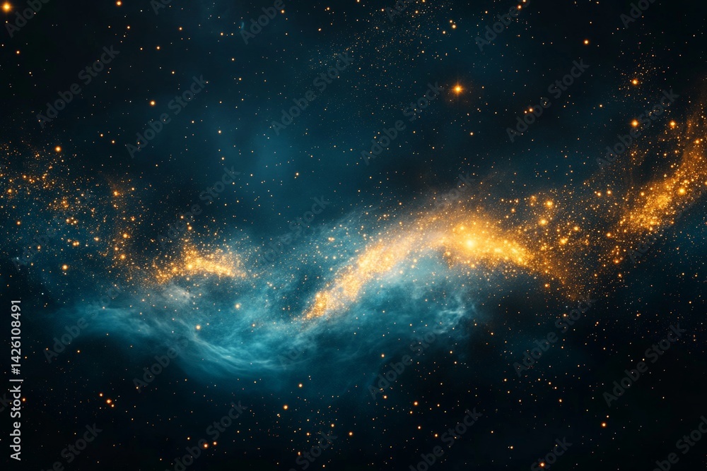 Stars and cosmic dust creating a breathtaking galaxy filled with vibrant colors and deep space wonders Stars and cosmic dust creating a breathtaking galaxy filled with vibrant colors and deep space wonders